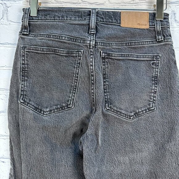 Madewell Women's The Perfect Vintage Straight Raw Hem Jean, Size 25, Lunar Wash - Picture 8 of 14